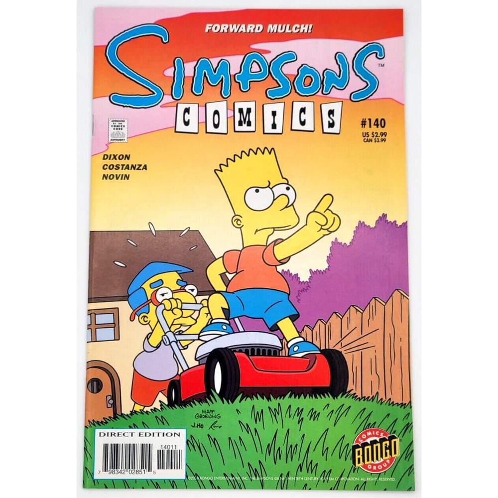 SIMPSONS COMIS #140 (2008) / NM / BONGO COMICS /